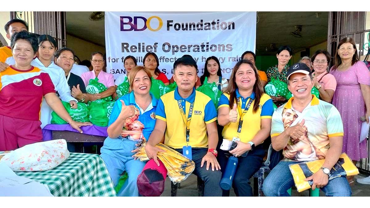 SM BDO volunteers aid Davao towns hit by heavy rain 2