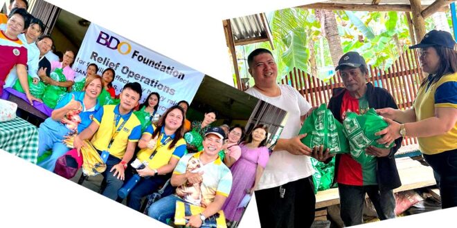 SM BDO volunteers aid Davao towns hit by heavy rain Feat
