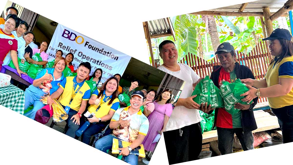 SM BDO volunteers aid Davao towns hit by heavy rain Feat