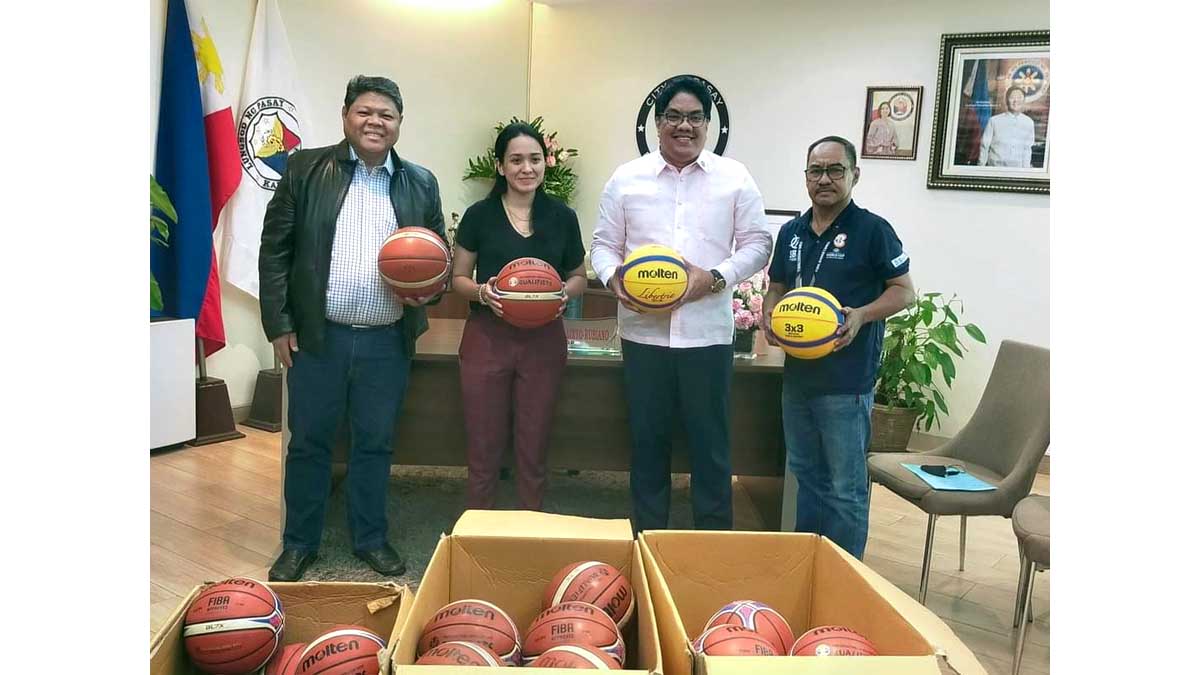 30 bolang ginamit sa FIBA Qualifiers, ipinagkaloob sa Pasay LGU