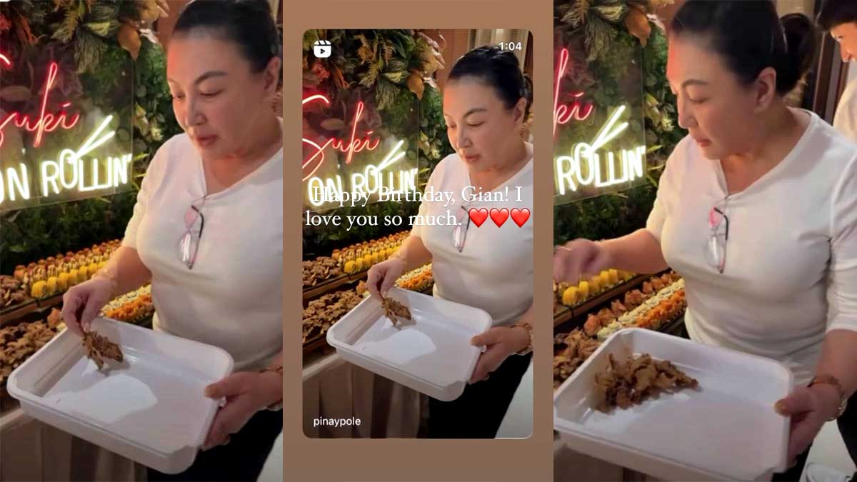 Sharon Cuneta Gian Sotto bday