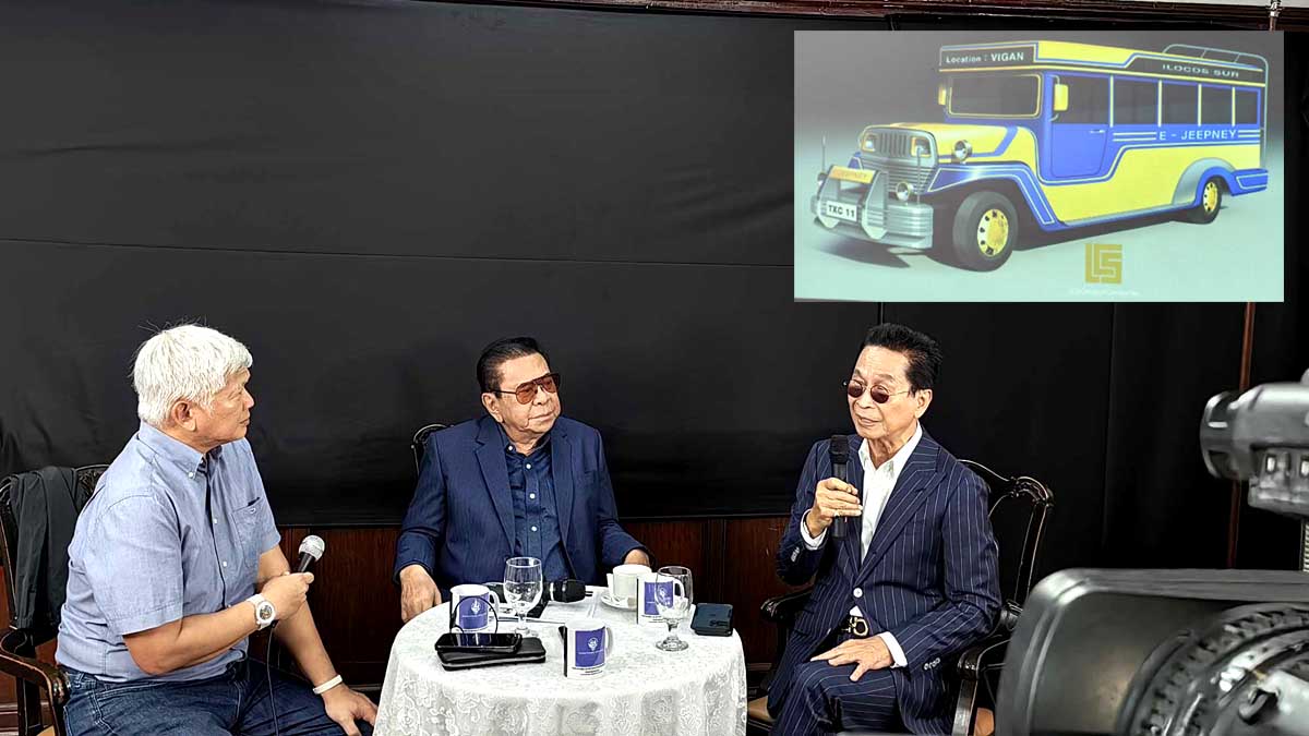 Chavit Singson e-Jeep jeepney modernization
