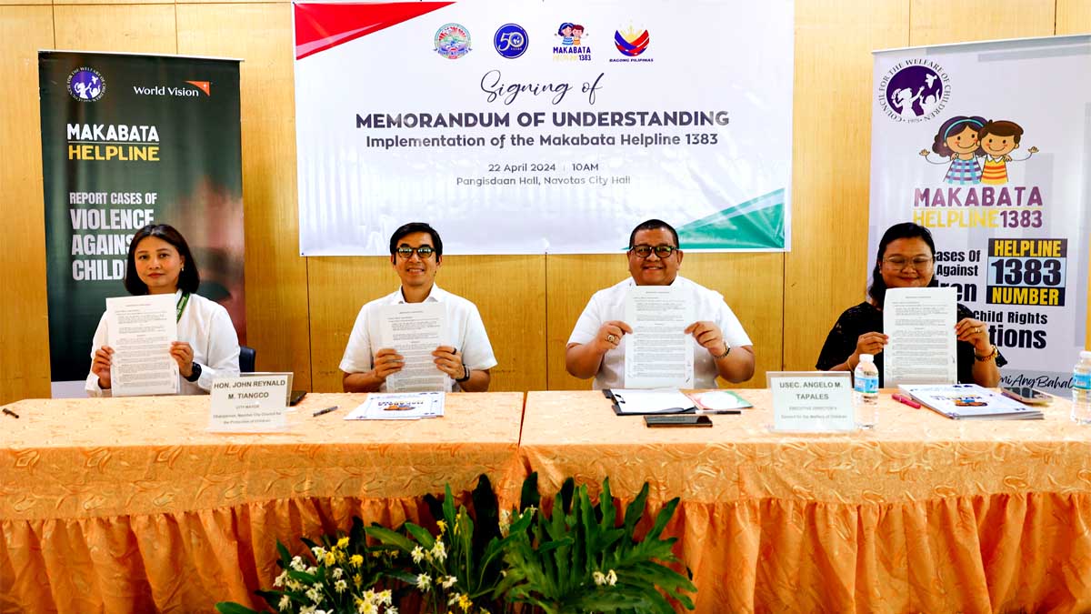Navotas MOU Makabata Helpline