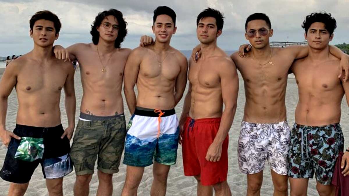 David Licauco Derrick Monasterio Teejay Marquez Kiko Estrada Enzo Pineda Ruru Madrid
