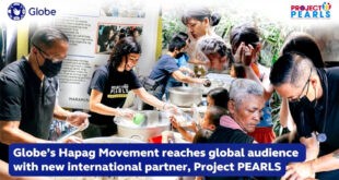 Globe’s Hapag Movement reaches global audience with new international partner Project PEARLS 