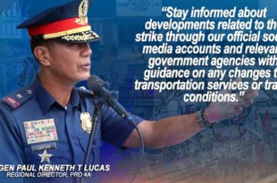 Paul Kenneth Lucas PNP PRO4 Calabarzon