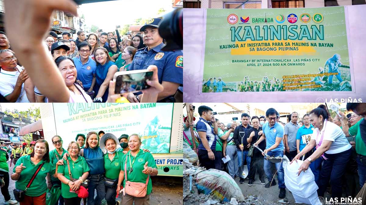 Las Piñas KALINISAN Bagong Pilipinas clean-up drive