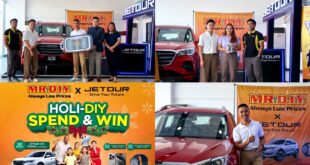 Mr.DIY awards grand prize winner of the Holi-DIY Spend and Win raffle promo