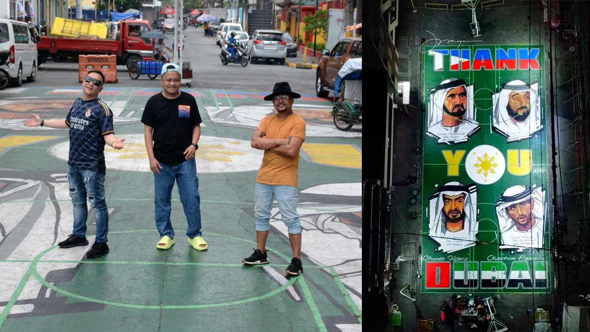 UAE royalties Artwork Lope De Vega basketball court Sta Cruz Maynila