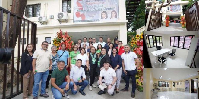 Las Piñas City Crisis Center for Women and their Children pinasinayaan