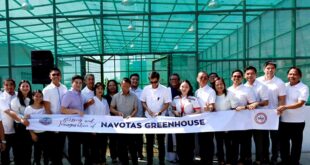 Navotas greenhouse facility pinasinayaan