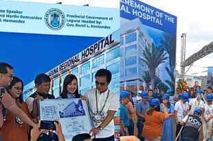 Groundbreaking ng Level III regional hospital hudyat ng pag-asa para sa Lagunenses