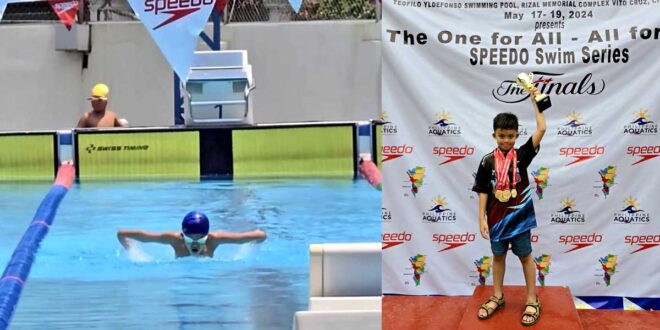 Batang manlalangoy itinanghal na Most Outstanding Swimmer sa COPA NCR-AFO Championship 2024