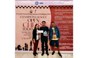 Labog kampeon sa 9th leg ng PCAP Champions League Open chess tilt