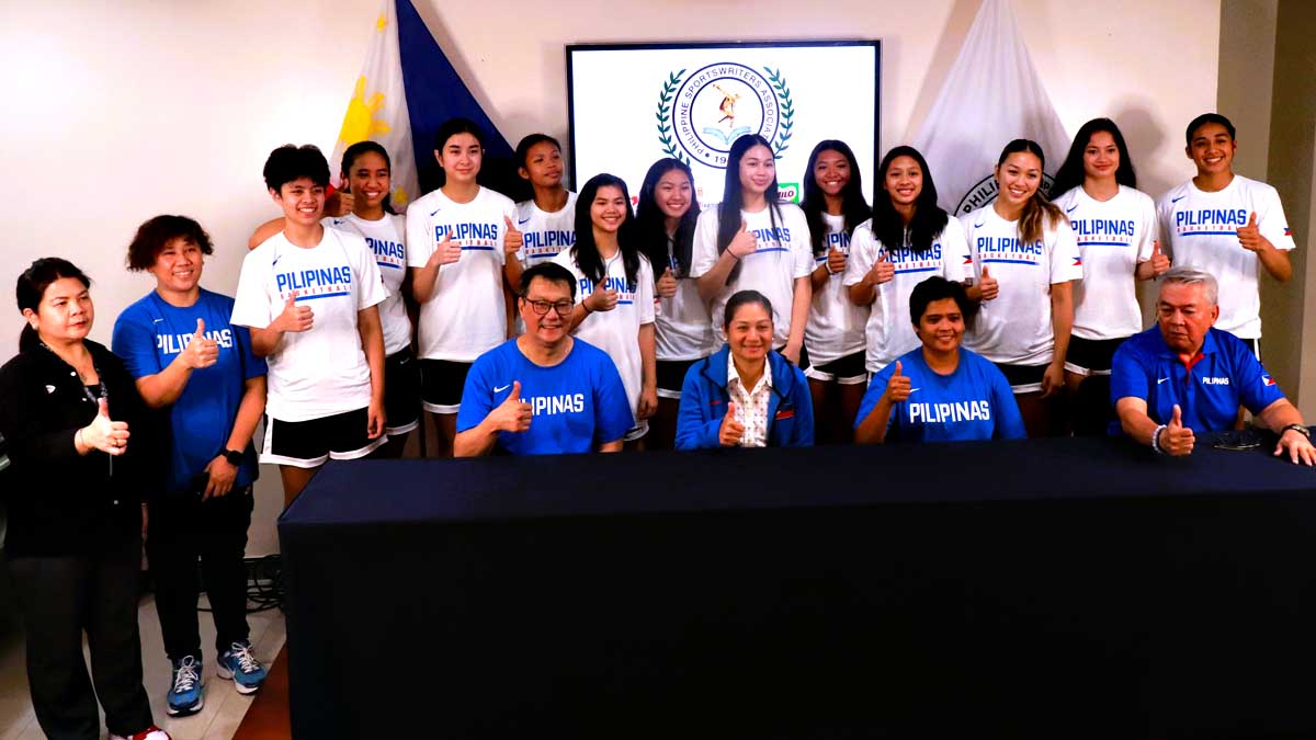 Sasabak sa SEABA qualifiers SUPORTADO NI CAYETANO GILAS PILIPINAS UNDER-18 WOMENS BASKETBALL TEAM
