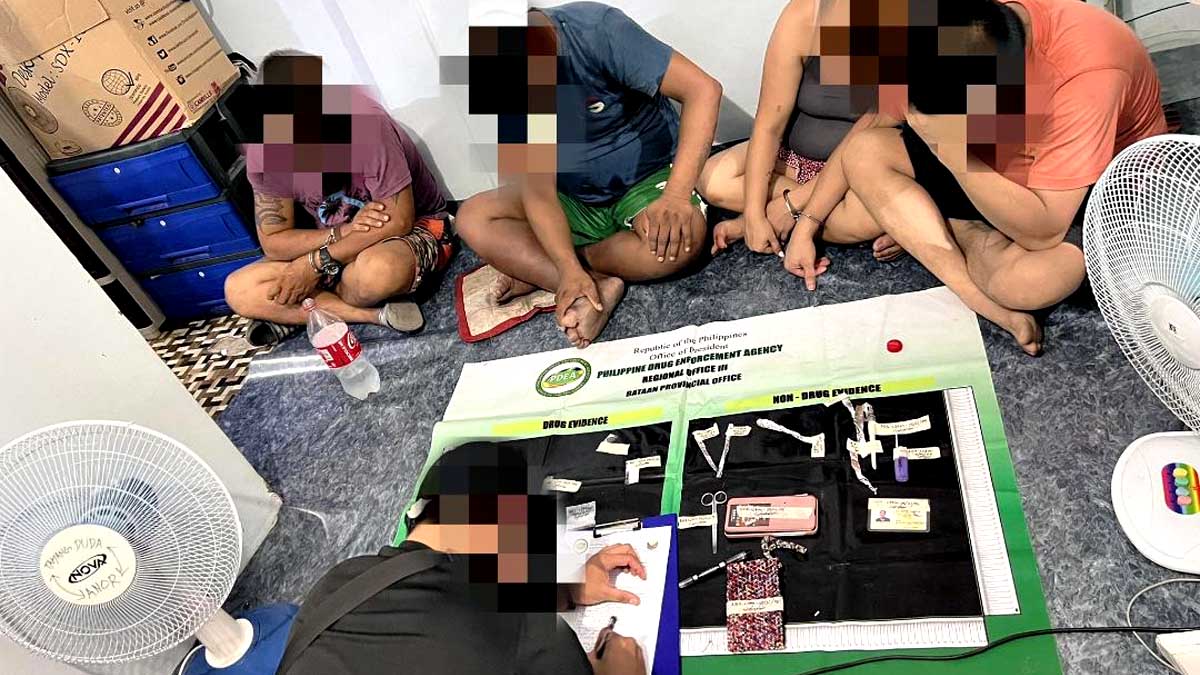 Sa Orion, Bataan BATAKAN BINAKLAS, 4 DURUGISTA TIKLO