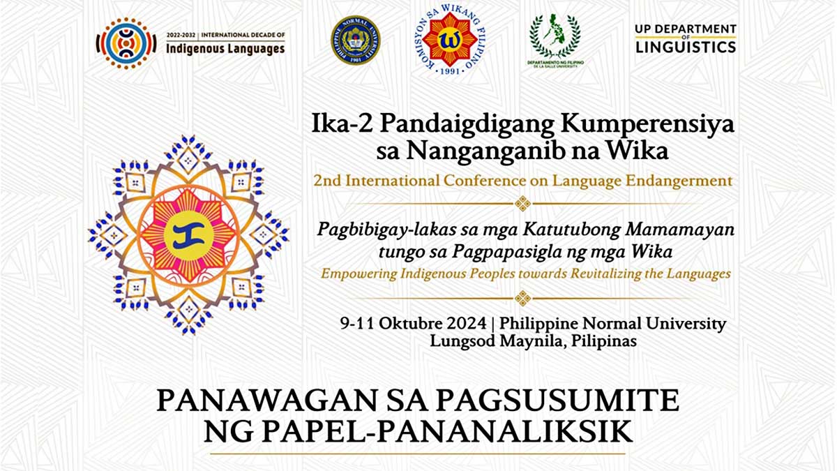 KWF PANAWAGAN SA PAGSUSUMITE NG PAPEL-PANANALIKSIK