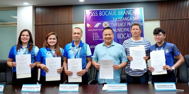 SSS, Bocaue LGU lumagda sa MOA para sa social security coverage ng JO workers