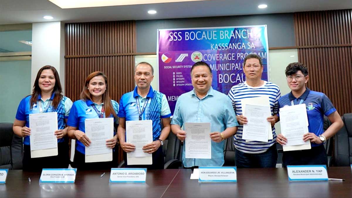 SSS, Bocaue LGU lumagda sa MOA para sa social security coverage ng JO workers