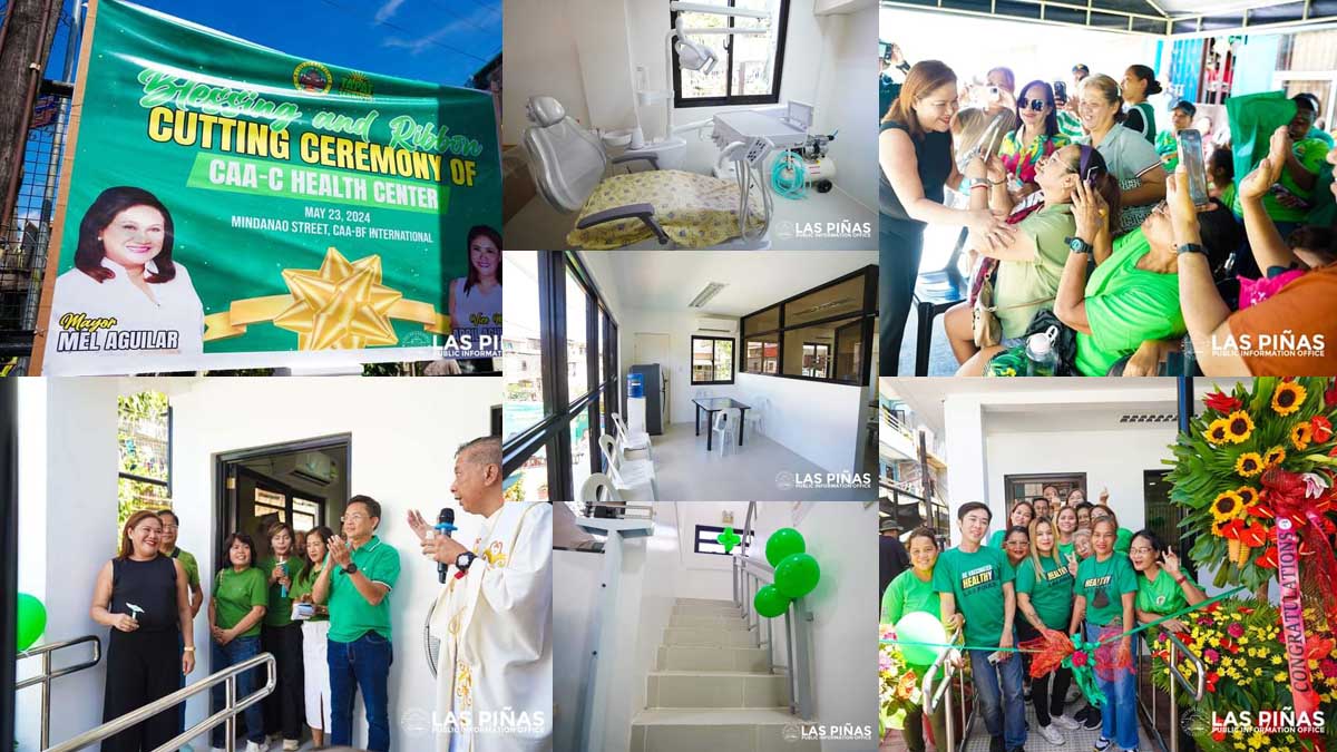Bagong CAA-C Health Center binuksan na ng Las Piñas LGU