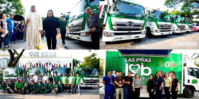 Las Piñas LGU may bagong environmental at health vehicles