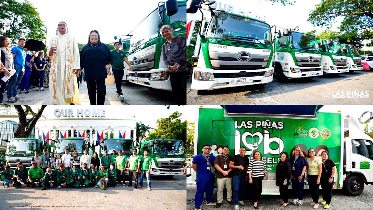 Las Piñas LGU may bagong environmental at health vehicles