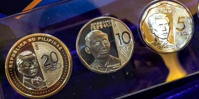 20 Pesos 10 Pesos 5 Pesos Coin