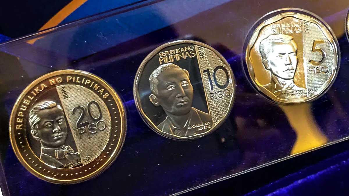 20 Pesos 10 Pesos 5 Pesos Coin
