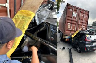 MPV sumalpok sa nakaparadang trailer truck, driver patay agad
