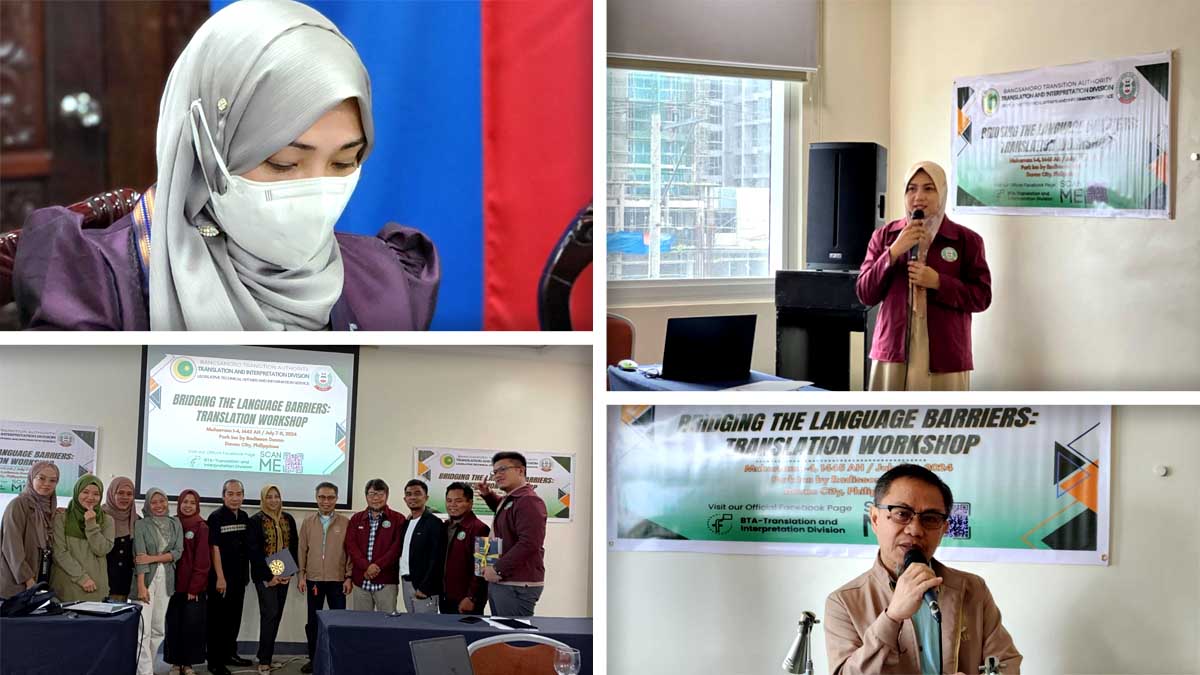 Bridging the Language Barries Translation Workshop ng Translation & Interpretation Division (BTA-BARMM), Matagumpay