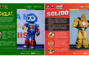 Meet the mascots, SOLIDO and SCIGLAT
