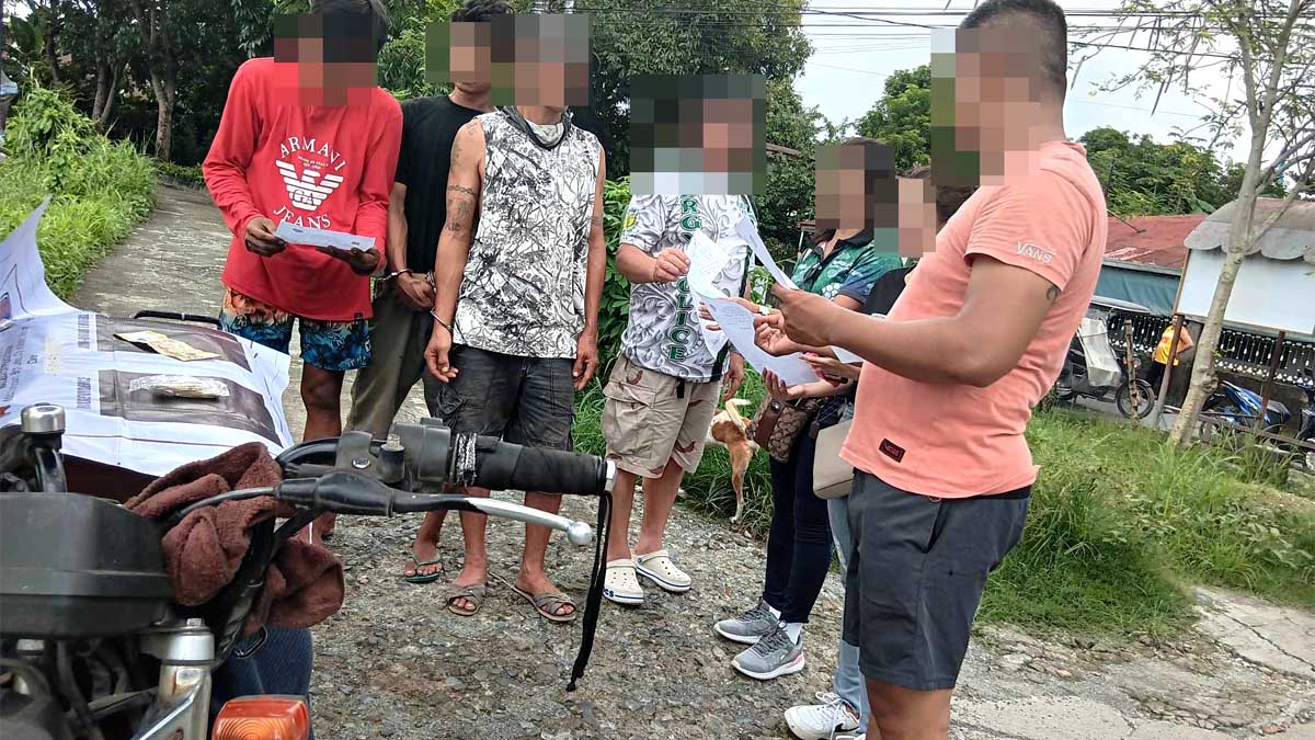 Sa Bulacan 7 SUSPEK SA DROGA, 2 KAWATAN TIMBOG