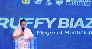 Safety is just a tap away — Biazon   <br> iRESPOND INILUNSAD NG MUNTINLUPA CITY