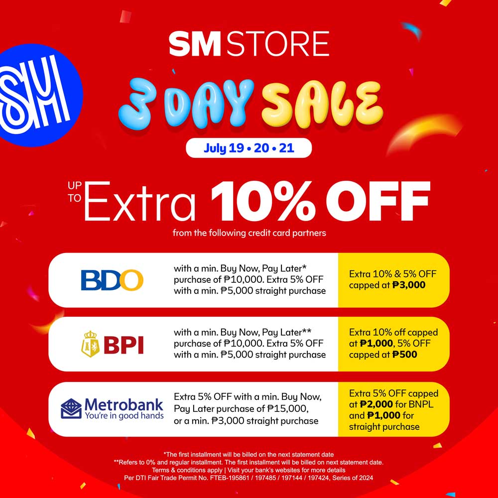 SM 3 day Sale 2