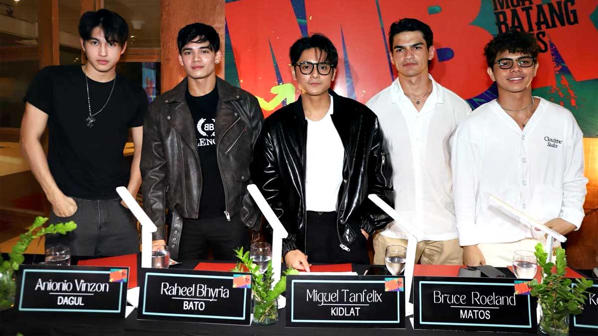 Miguel Tanfelix Kokoy De Santos Raheel Bhyria ruce Roeland Antonio Vinzon