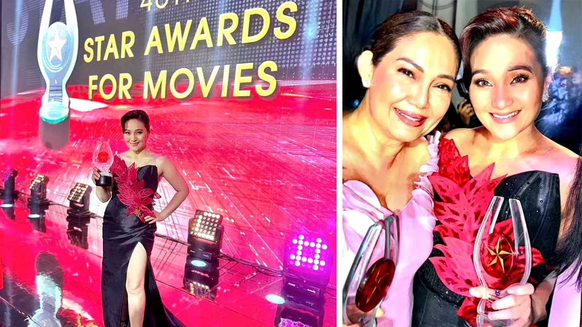 Gladys Reyes 40th PMPC Star Awards For Movies Maricel Soriano