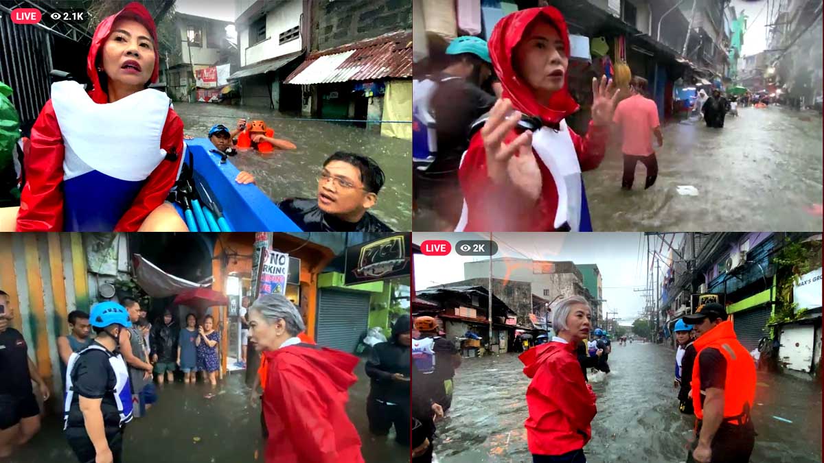 Honey Lacuna Manila Baha Ulan Bagyo Carina