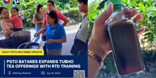 DOST 2 PSTO Batanes Expands Tubho Tea Offerings with RTD Training