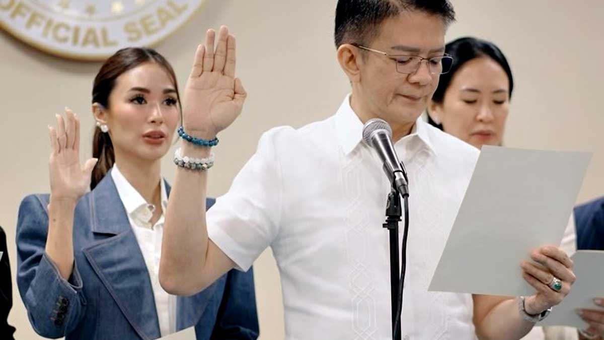 Heart Evangelista Chiz Escudero