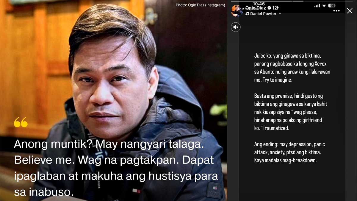 Ogie Diaz Sandro Muhlach