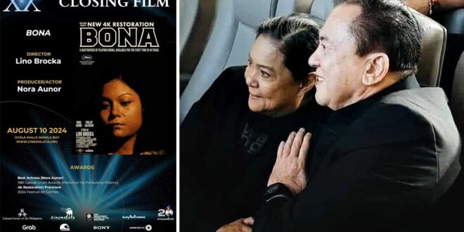 Nora Aunor Phillip Salvador Bona Cinemalaya 2024