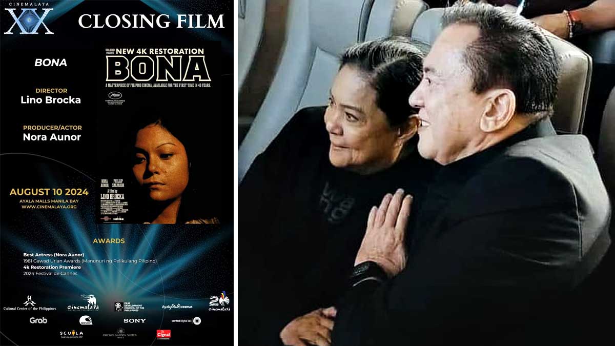 Nora Aunor Phillip Salvador Bona Cinemalaya 2024