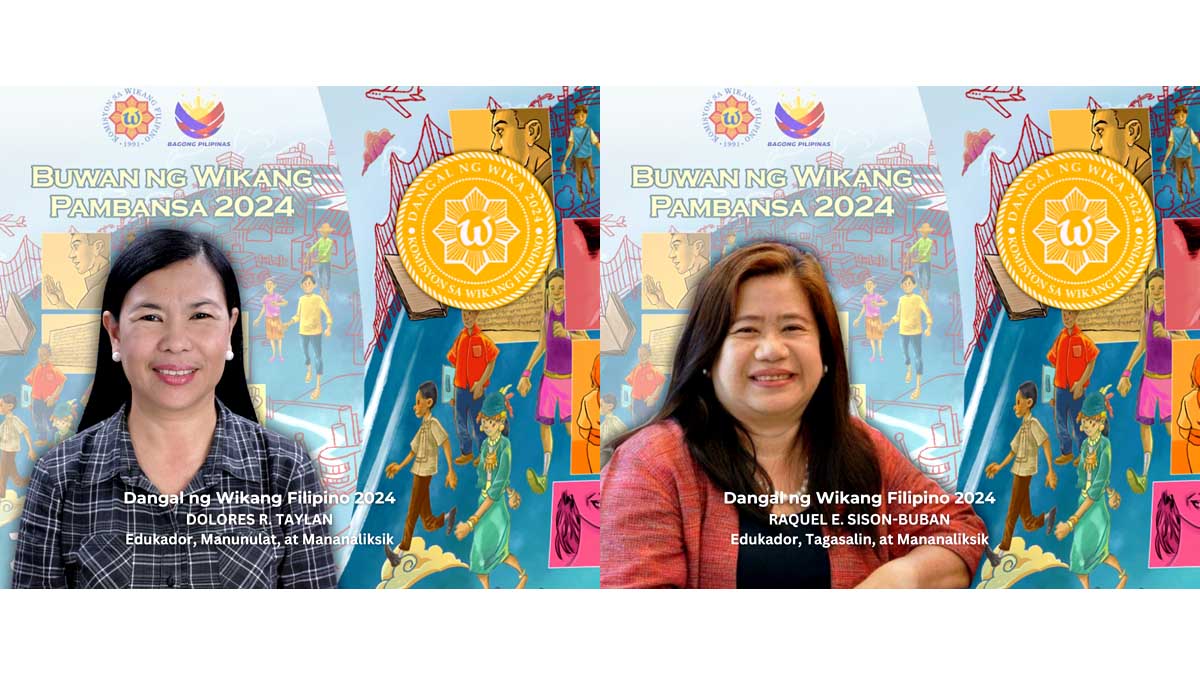 Dr. Raquel S. Buban at Dr. Dolores R. Taylan, Gagawaran sa KWF Dangal ng Wikang Filipino 2024