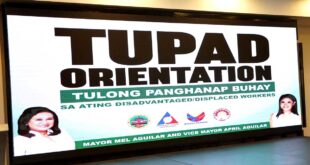 Las Piñas PESO nagsagawa ng TUPAD orientation para sa mga mangagawa