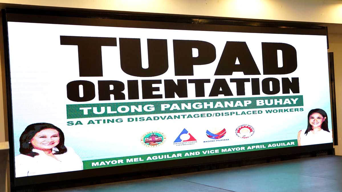 Las Piñas PESO nagsagawa ng TUPAD orientation para sa mga mangagawa