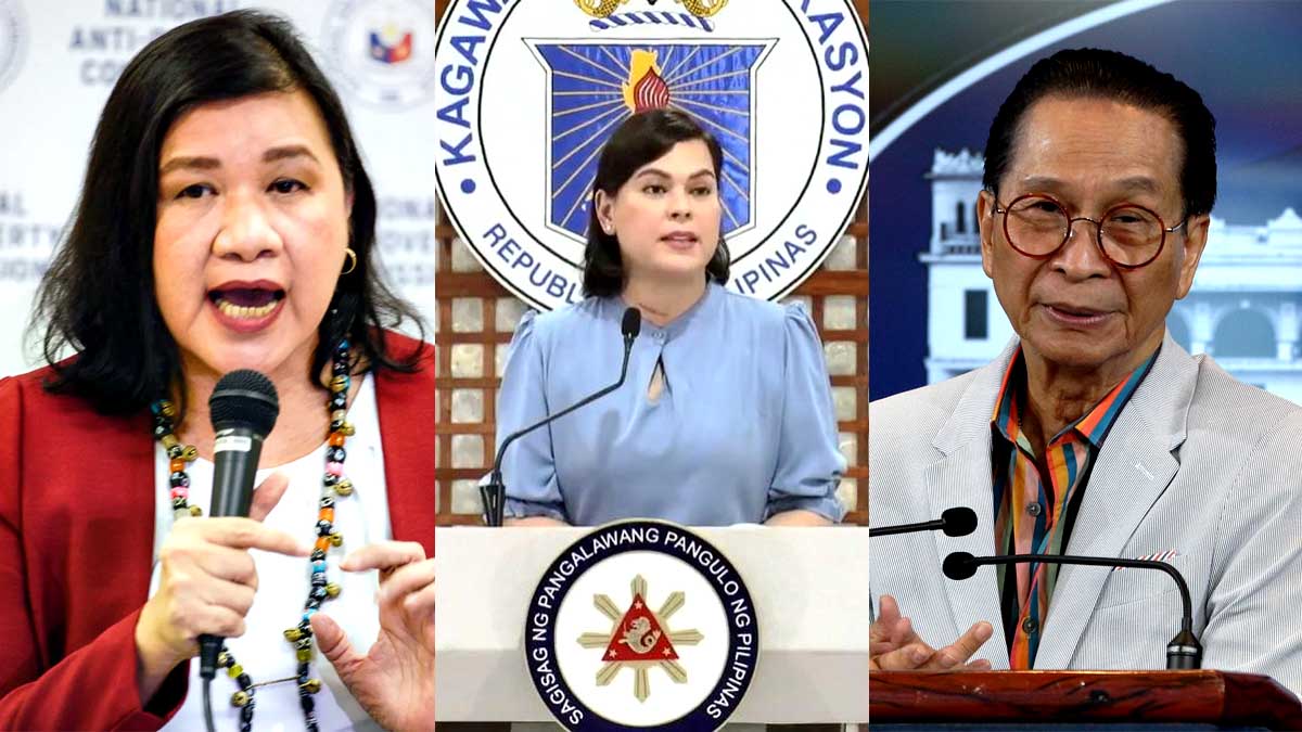 Liza Maza Sara Duterte Salvador Panelo
