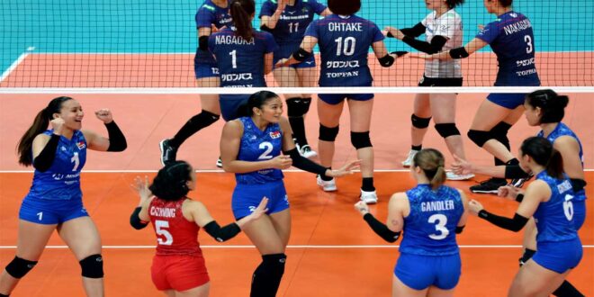 Alas Pilipinas Women binigyan ng kaba ang siyam na beses na kampeon ng liga sa Japan