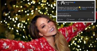 Mariah Carey binati ang mga Pinoy ng Maligayang Pasko