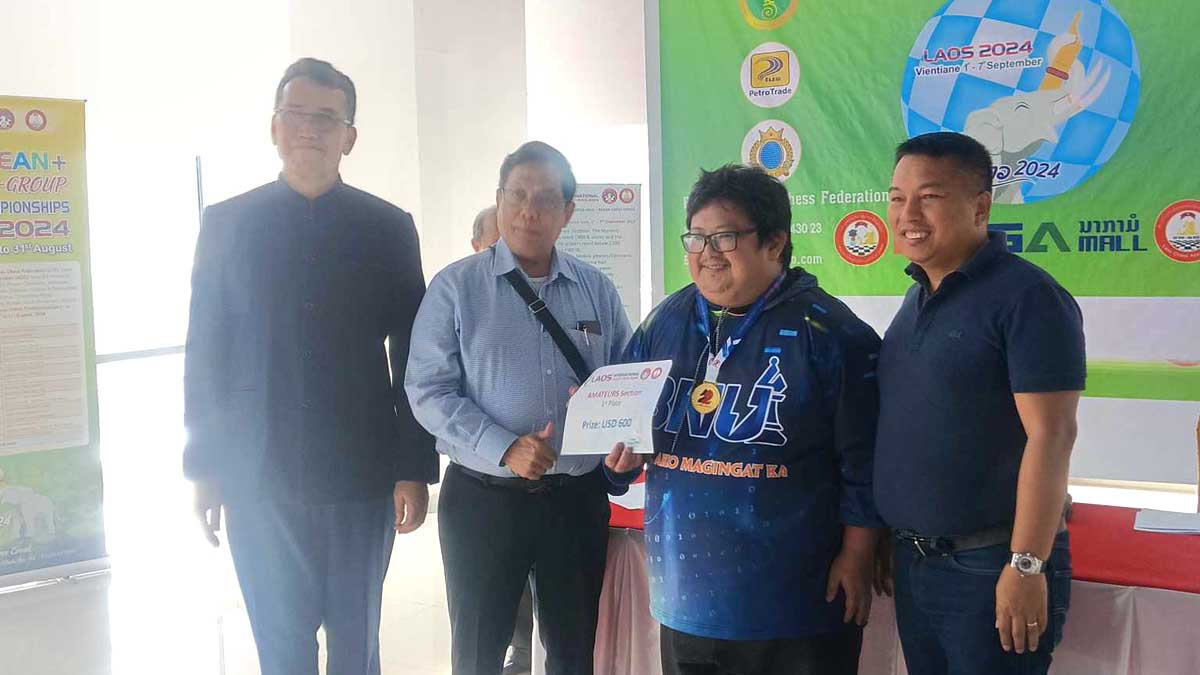 Marlon Bernardino Laos International Chess Open Championship