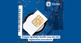 Safe SIM registration ipinaalala ng Globe